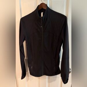 LuluLemon Black Zip-Up Jacket Size 12